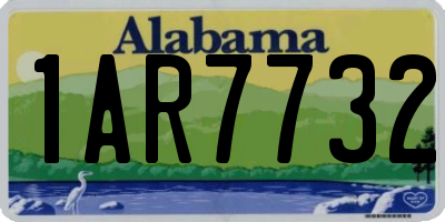 AL license plate 1AR7732