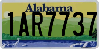 AL license plate 1AR7737