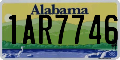 AL license plate 1AR7746