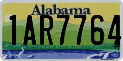 AL license plate 1AR7764