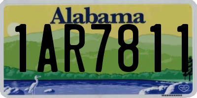 AL license plate 1AR7811