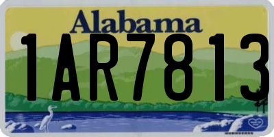 AL license plate 1AR7813