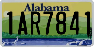 AL license plate 1AR7841