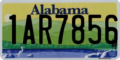 AL license plate 1AR7856