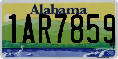 AL license plate 1AR7859