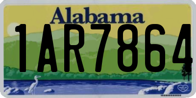 AL license plate 1AR7864