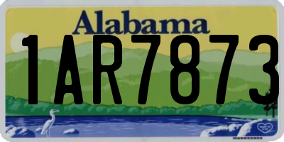 AL license plate 1AR7873