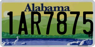 AL license plate 1AR7875