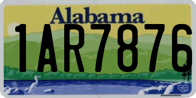 AL license plate 1AR7876