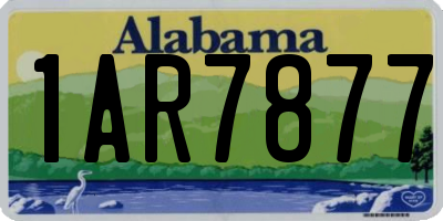 AL license plate 1AR7877
