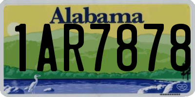 AL license plate 1AR7878