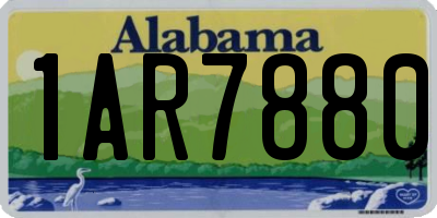 AL license plate 1AR7880
