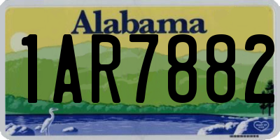 AL license plate 1AR7882