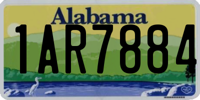 AL license plate 1AR7884