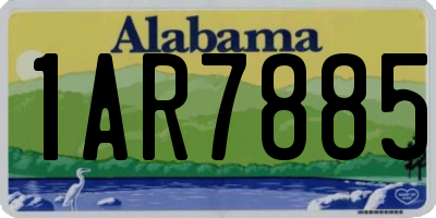AL license plate 1AR7885