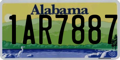 AL license plate 1AR7887