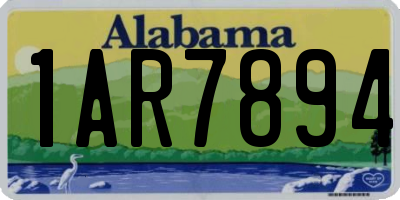 AL license plate 1AR7894