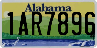 AL license plate 1AR7896
