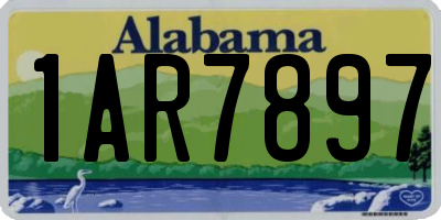 AL license plate 1AR7897