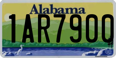 AL license plate 1AR7900
