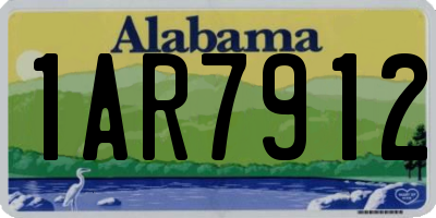 AL license plate 1AR7912