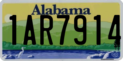 AL license plate 1AR7914