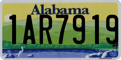 AL license plate 1AR7919