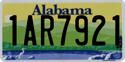 AL license plate 1AR7921