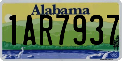 AL license plate 1AR7937