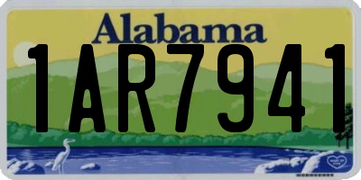 AL license plate 1AR7941