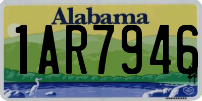 AL license plate 1AR7946