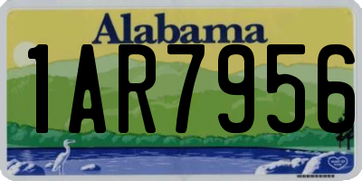 AL license plate 1AR7956