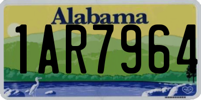 AL license plate 1AR7964