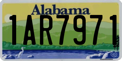 AL license plate 1AR7971