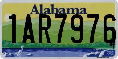 AL license plate 1AR7976