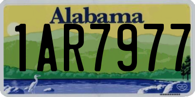 AL license plate 1AR7977
