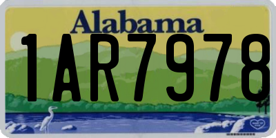 AL license plate 1AR7978