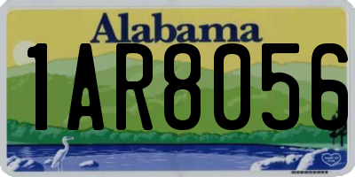 AL license plate 1AR8056