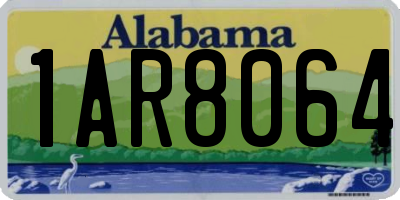 AL license plate 1AR8064