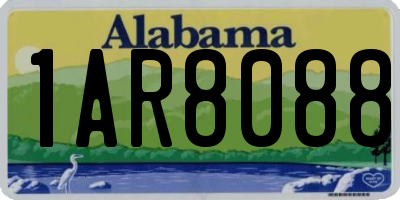 AL license plate 1AR8088
