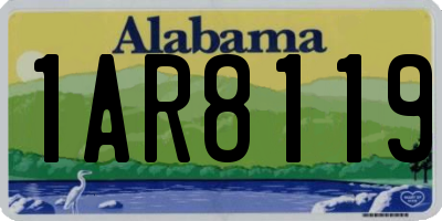 AL license plate 1AR8119