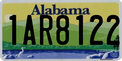 AL license plate 1AR8122