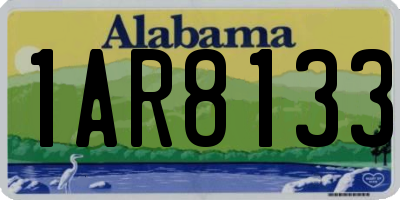 AL license plate 1AR8133