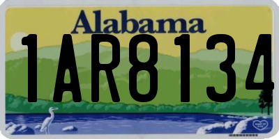 AL license plate 1AR8134