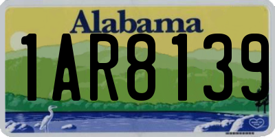 AL license plate 1AR8139
