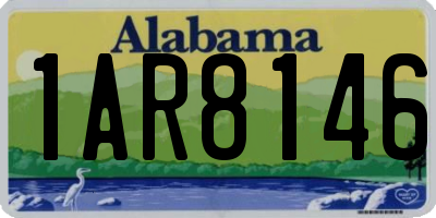 AL license plate 1AR8146