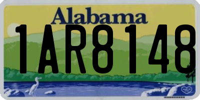 AL license plate 1AR8148