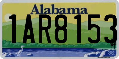 AL license plate 1AR8153