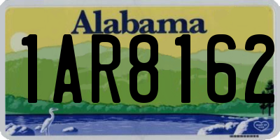 AL license plate 1AR8162
