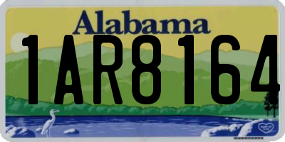 AL license plate 1AR8164